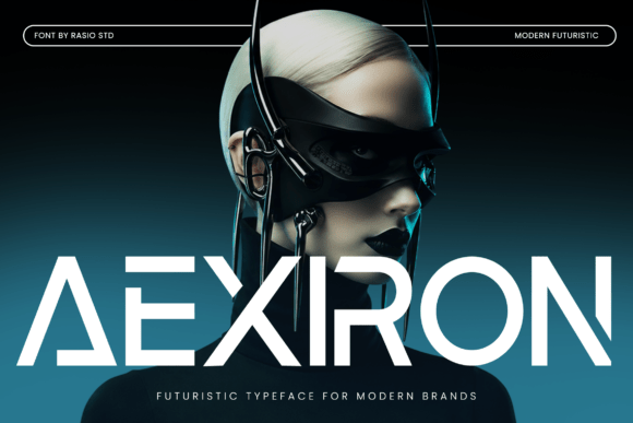 Aexiron: A Futuristic Typeface for Modern Web Design