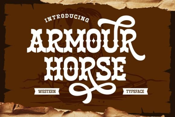 Armour Horse: A Bold Western Font for Professional Branding