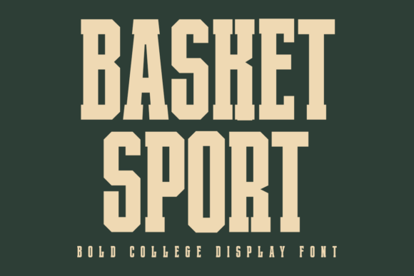 Basket Sport: A Bold Display Font for Dynamic Web Design