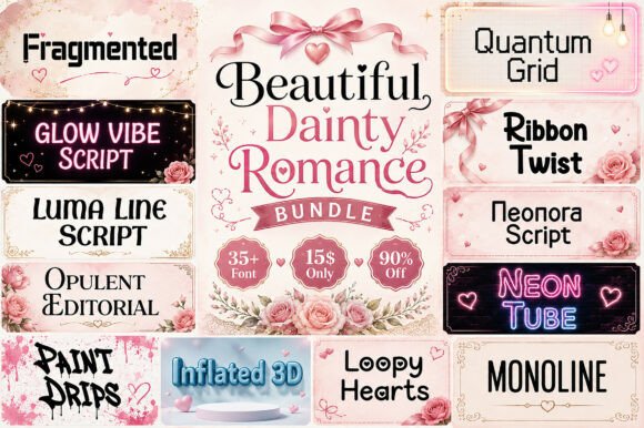 Beautiful Dainty Romance: The Font That Elevates Your Campaigns