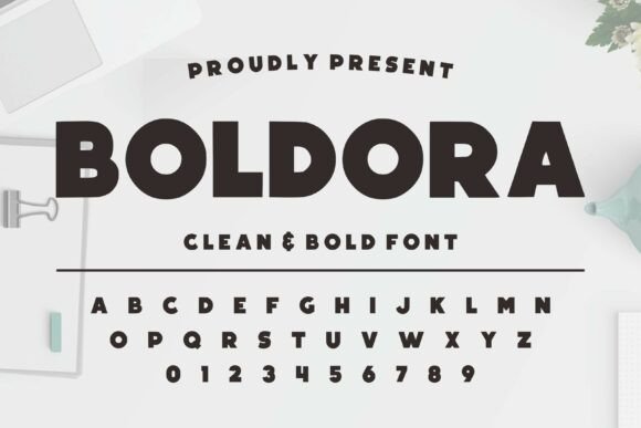 Boldora: A Modern Display Font for Strong Visual Impact