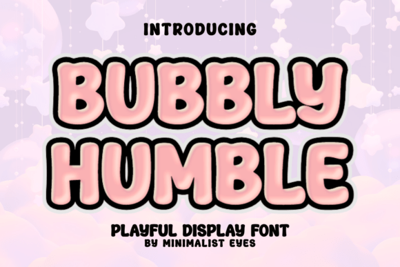 Bubbly Humble Font for Playful Web Design