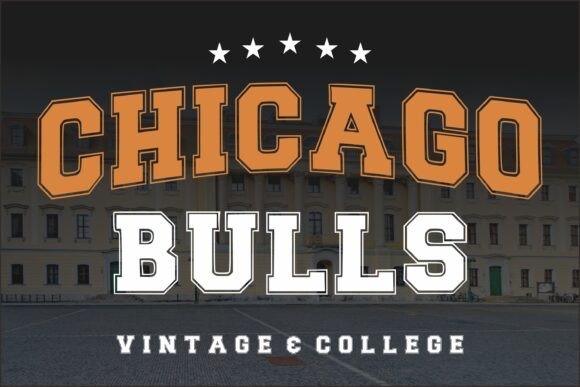 Chicago Bulls Font for Bold Branding and Professional Design