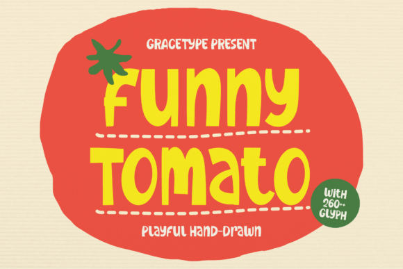 Funny Tomato Display Font for Creative Web Design