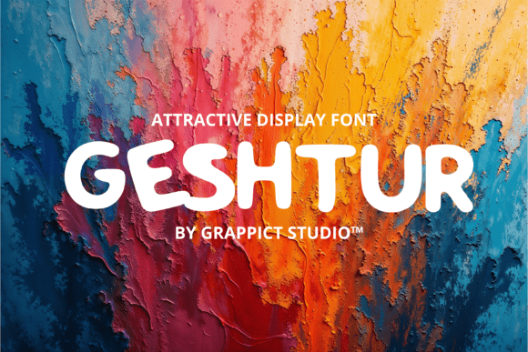 Geshtur: A Premium Display Font for Bold Branding