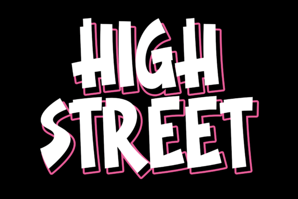 High Street Script Font for Elegant Branding and Design Projects