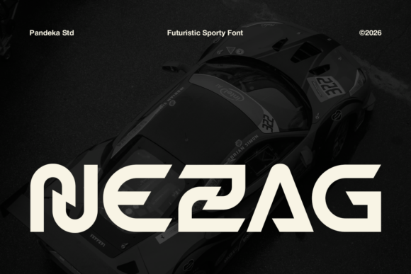 Nezag: The Futuristic Sport Font That Elevates Campaign Design