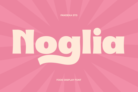 Noglia: A Playful Display Font for Creative Makers
