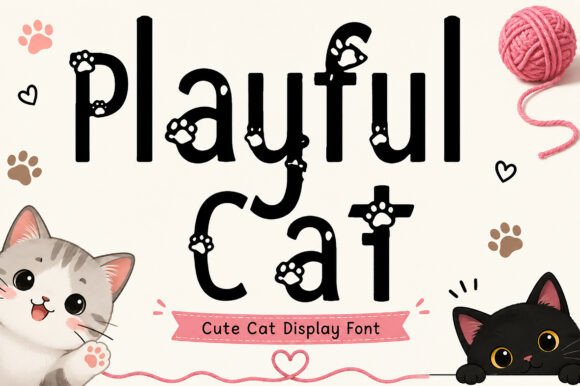 Playful Cat Font for Eye-Catching Design