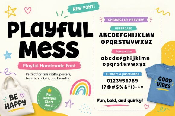Playful Mess Font for Bold Visual Impact
