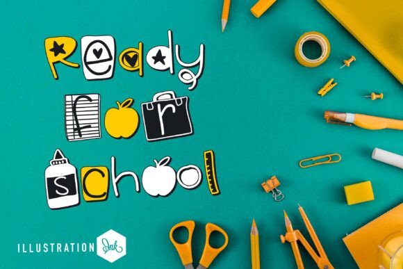 Ready for School: A Playful Font for Business Branding