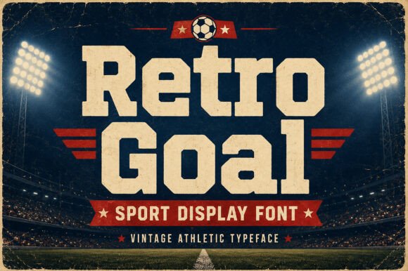Retro Goal Font for Vintage-Inspired Web Design
