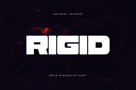 Rigid Font for Bold Branding and Modern Design