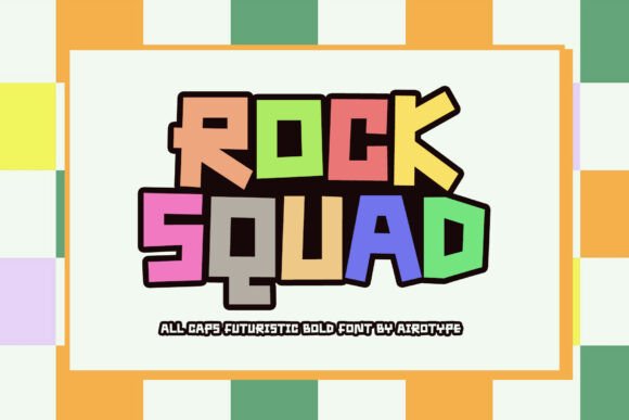 Rock Squad Font for Bold Branding and Eye-Catching Designs