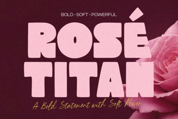 Rose Titan Display Font for Bold Visual Impact