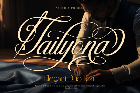 Tailyona: A Luxurious Display Font for Editorial Excellence