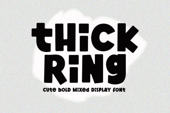 Thick Ring: A Bold Display Font for Editorial Impact